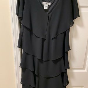 Size 12-Elegant Flowing Cocktail Dress
